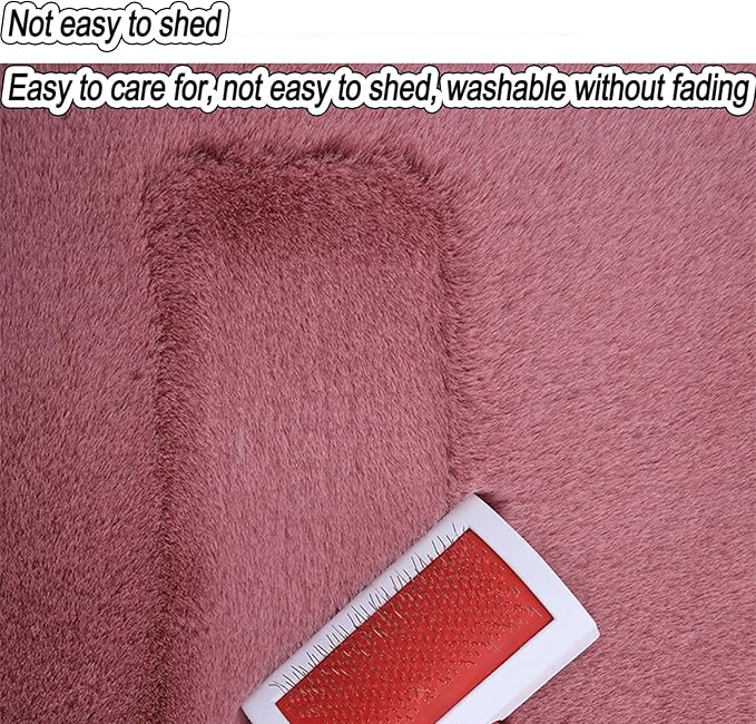 Plush Car Seat Cushion, Soft Warm Fuzzy Faux Rabbit Fur Fluffy Plush Auto Seat Cover Vehicle Car Front and Back Seat Protector Pad with Non-Slip Backing Cushion Interior Universal Fit (White,Front*1)