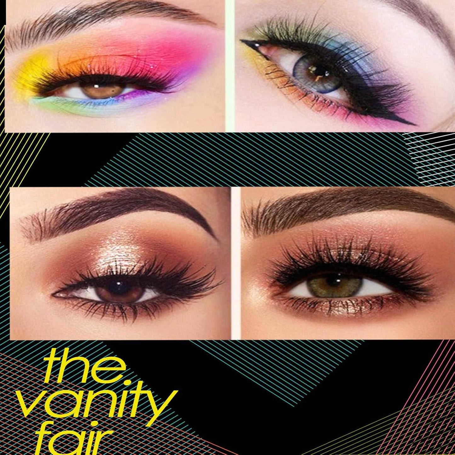 Eyeshadow Palettes, Easy to Blend Color Fusion 120 Shades Metallic and Shimmer Eyeshadow Sweatproof and Waterproof Nudes Eye Shadows, Professional Makeup Long Lasting for Teen, Brights #1