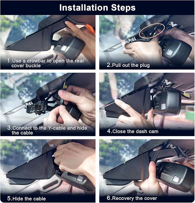 mangoal STARVIS 2 Front 4K HDR Dash Cam IMX678, Custom Fit for Ford F150 2015-2020 F250/F350 Super Duty 2017-2019(Model C), 5GHz WiFi, GPS, 64GB Card