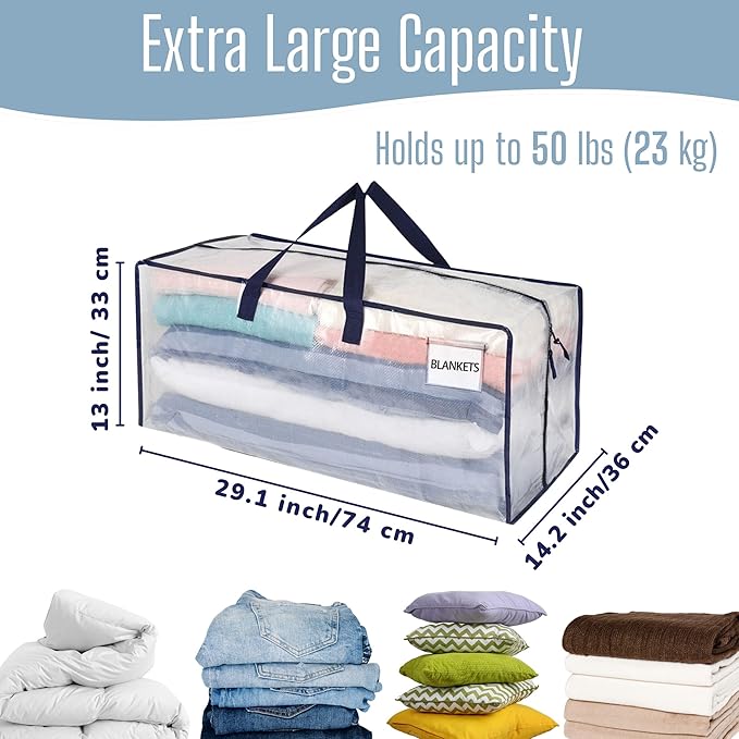 VENO 2 Pack Heavy Duty Moving Bags with Backpack Straps, Zippers & Handles, Extra Large Packing Bags for College Dorm Essentials, Moving Supplies Alternative to Cardboard Moving Boxes