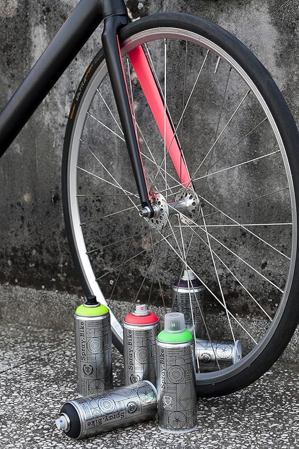 Spray.Bike Spray Paint | Designed Mainly for Bicycles | Multi-Use Acrylic Spray Paint for Metal, Plastic | High Coverage Bike Paint, 400ml, Storm