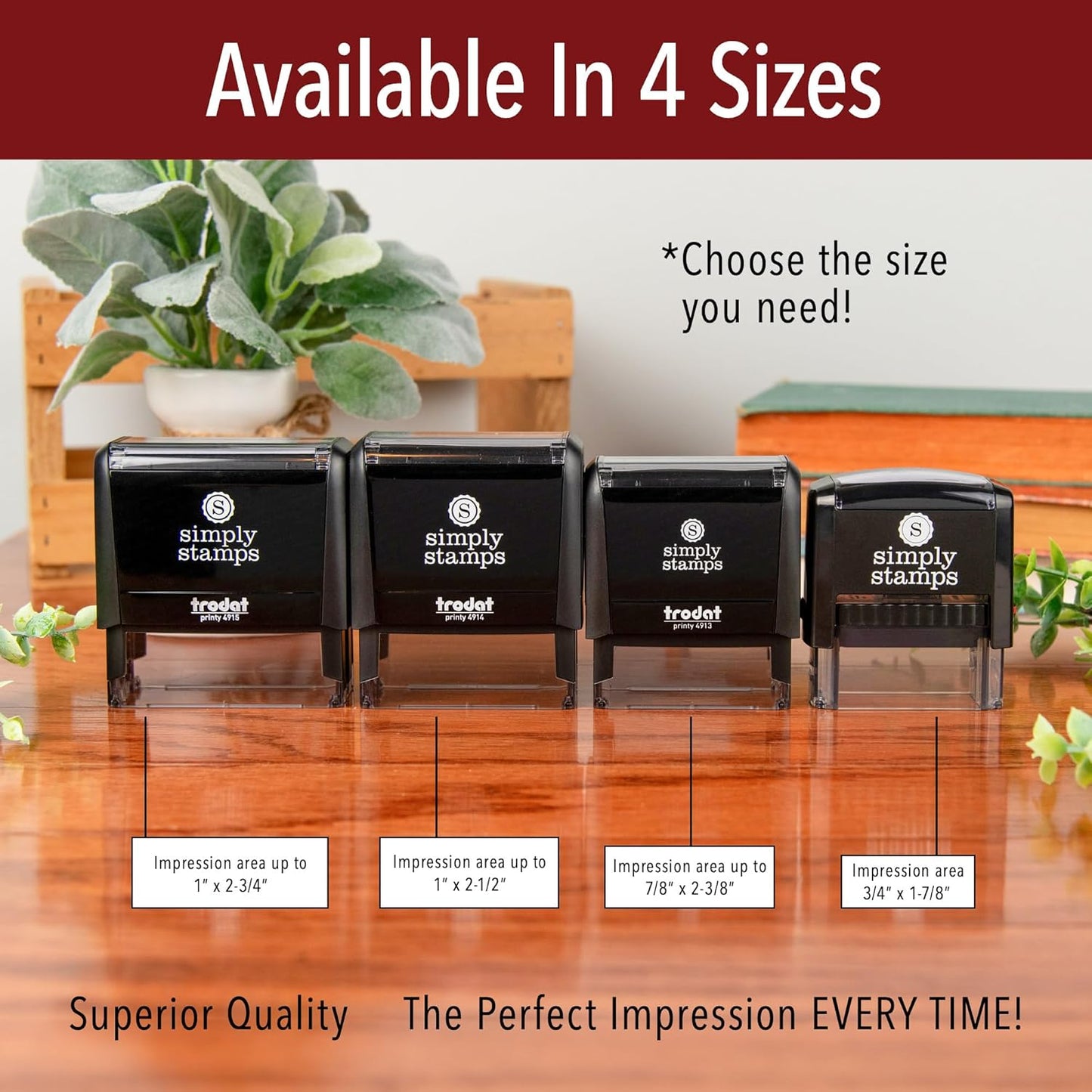 Approved/Rejected Office Stamp | 4 Different Sizes | 20 Designs | Multiple Color Options | Perfect for Quick Validation of Office Documents (Approved/Rejected, Xtra Wide)