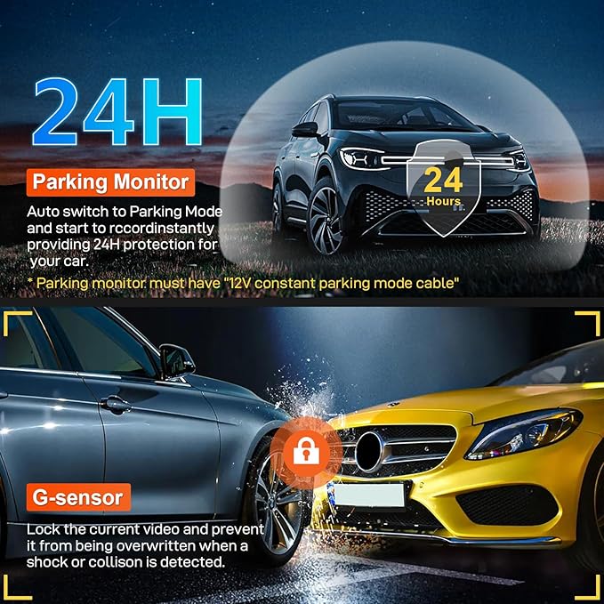 Mangoal 4K Dash Cam Custom for Gen5 Grand Cherokee 2022 2023 2024 2025 2026,Grand Cherokee L 2021-2026 (Model D), Laredo Limited Overland Summit Trailhawk, UHD 2160P Video,WiFi & App, 64GB Card