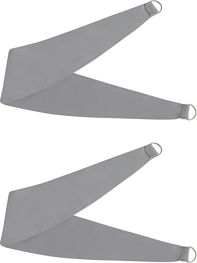 Bujasso Grey 90% Blackout Curtains with Sheer Overlay Mix and Match Double Layer Window Curtains Thermal Insulated 95 inch for Living Room Bedroom Gray Drapes with Tiebacks Grommet Top 37" Wx95 Lx2