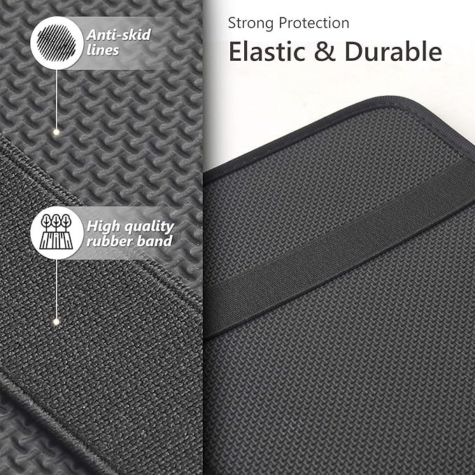 JEOCODY Colorful Console Armrest Univeral Car Interior Accessories Non Slip Arm Rest Protector Pads