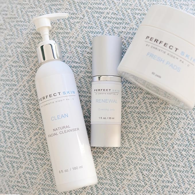 Trio Skincare Bundle Perfect Skin by Christie Kidd, PA-C | Cleanse, Refresh & Renew Your Skin | Daily Essentials for Smooth, Bright, and Hydrated Skin