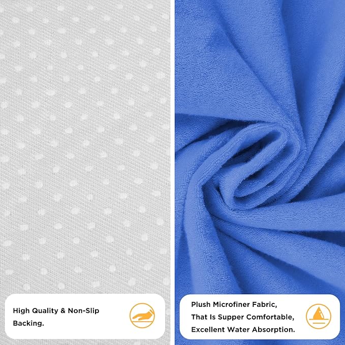 Waterproof Seat Cover Towel, Premium Sweat Carseat Protector, Perfect for Universal Anti-Slip Car Truck SUV Seat, Great for Surfing Yoga Gym Workout, Royal Blue
