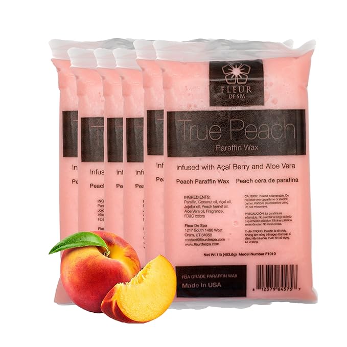 Premium Paraffin Wax Refills - Made in USA - Enhanced and Rich Oil Infusion of Coconut and Jojobo for Luxurious Spa and Home Use on Hands and Feet