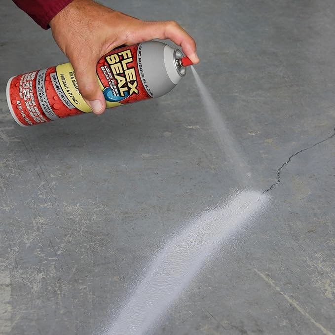 Flex Seal, 14 oz, Black, Stop Leaks Instantly, Waterproof Rubber Spray On Sealant Coating, Perfect for Gutters, Wood, RV, Campers, Roof Repair, Skylights, Windows, and More