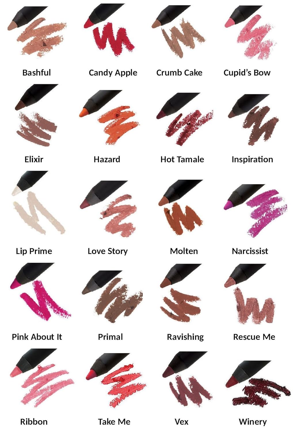 Jolie Waterproof Ultimate Lip Liner Pencil - RAVISHING (a warm mauve)