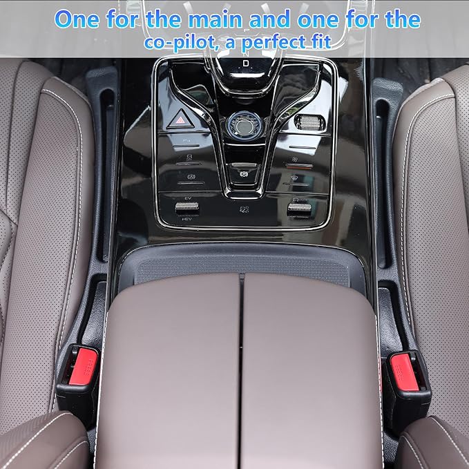 【Compatible with Mercedes-Benz GLE GLC】 Seat Gap Filler,No Drop Seat Guard Compatible with Mercedes-Benz GLE GLC,Drop Seat Guards for Cars(2Pcs),Emergency Keychain Car Escape Tool(2Pcs)