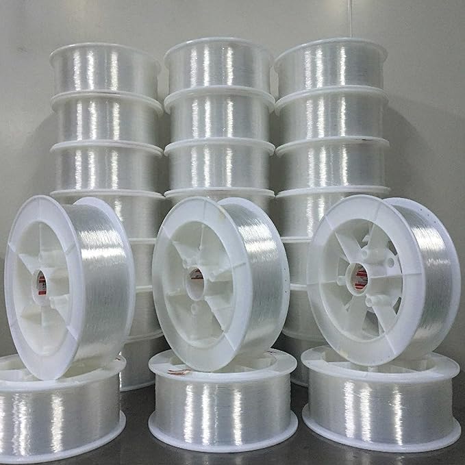 Ultra-Bright PMMA Plastic End Glow Optical Fiber Light for Fiber Optic Star Ceiling Light lamp Starlight Headliner kit for car Home(0.059in diameter/2296ft Per roll)