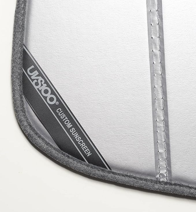 Covercraft UVS100 Custom Sunscreen | Fits 2011-2013 Infiniti QX56 & 2014-2024 QX80, 2017-2024 Nissan Armada | Silver