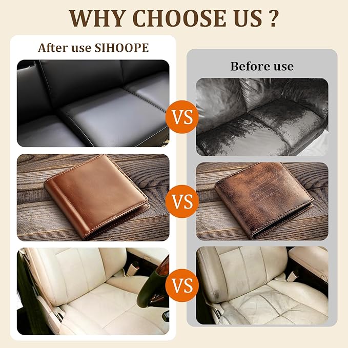 2025 New Advanced Leather Recoloring Balm,Dark Brown Leather Repair Kit for Furniture,Leather Dye Filler,Leather Color Restorer for Couches,Leather Scratch Remover for Car Interior