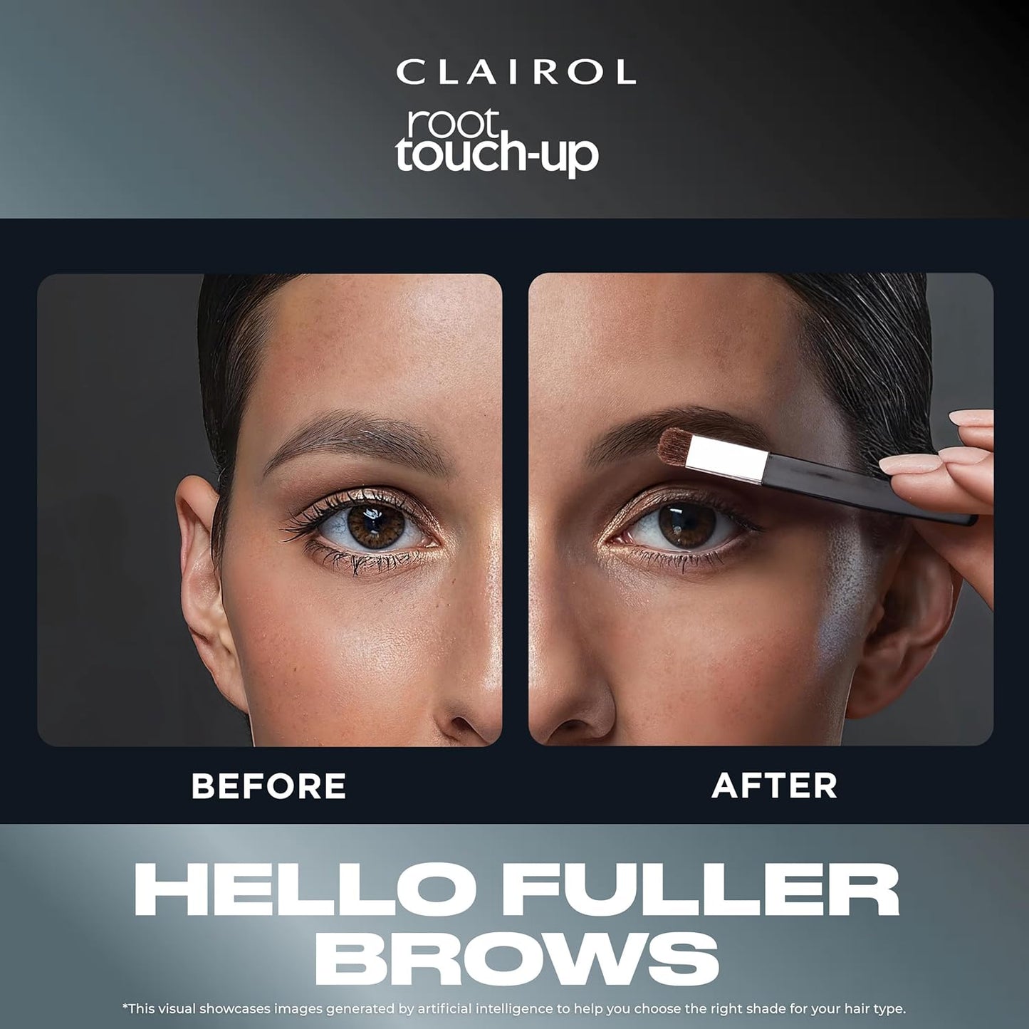 Clairol Root Touch-Up Temporary Concealing Powder, Dark Brown Hair Color, Pack of 1