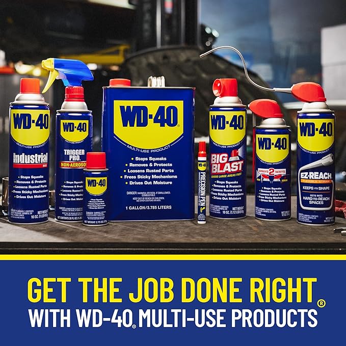 WD-40 Multi-Use Product with Smart Straw Sprays 2 Ways, 8 OZ [12-Pack]