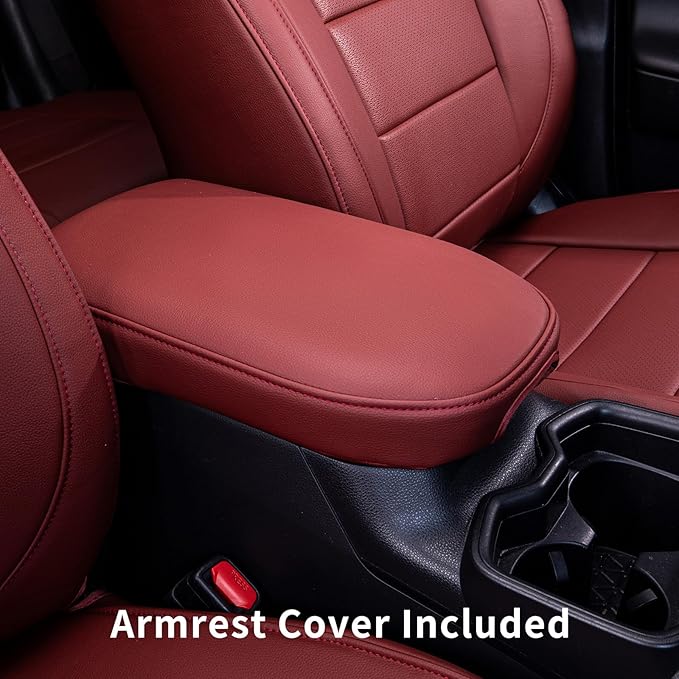 coverdream 2026 Rav4 Seat Covers Custom Fit for 2026 Toyota Rav4 Hybrid (LE,XLE Premium) SUV,Full Set Luxury Waterproof Leather Car Seat Protector