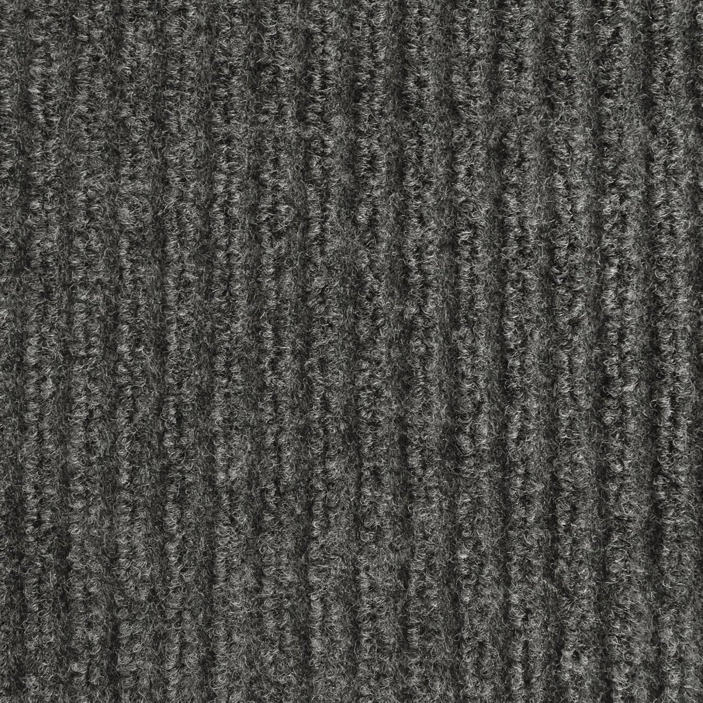 iCustomRug Spartan Weather Warrior Duty Indoor/Outdoor Utility Ribbed in 3ft,4ft,6ft Widths 70 Custom Sizes with Natural Non-Slip Rubber Backing 4'X40' in Charcoal