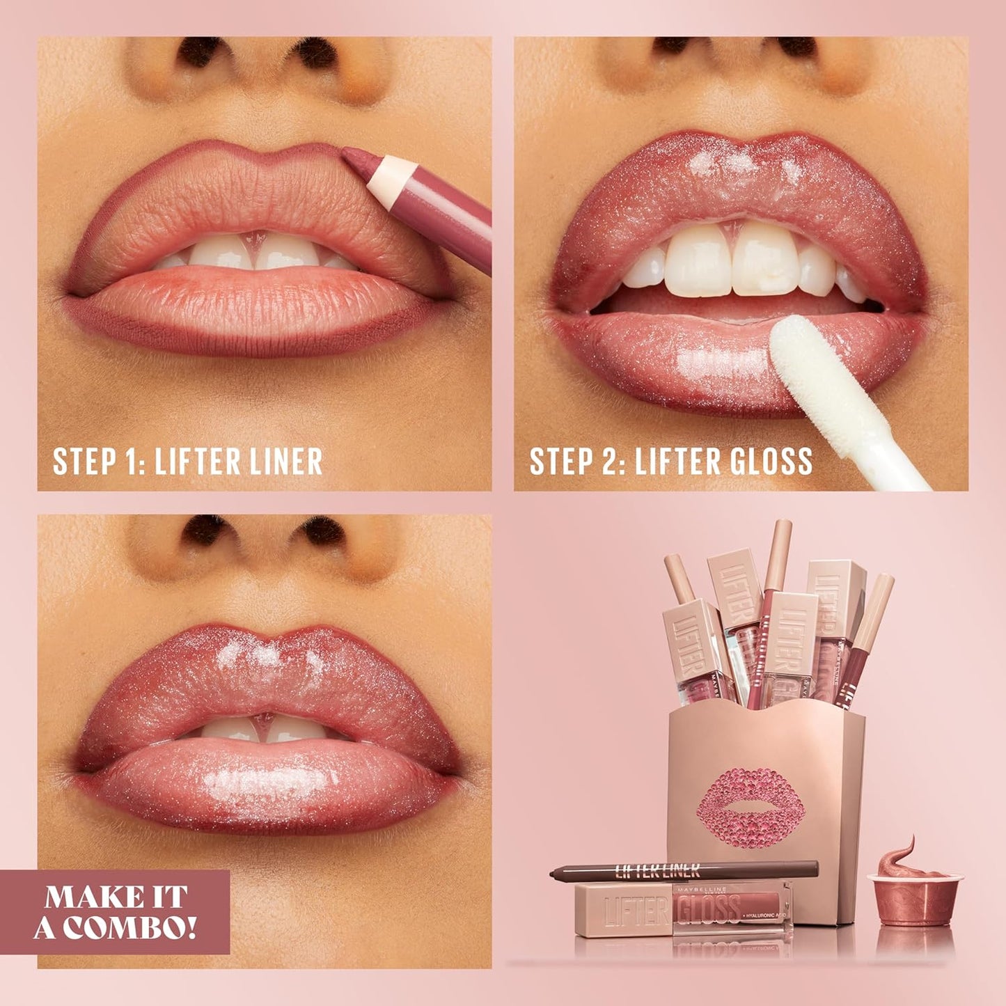 Maybelline Lifter Liner Lip Liner Pencil with Hyaluronic Acid, Main Character, 1 Count
