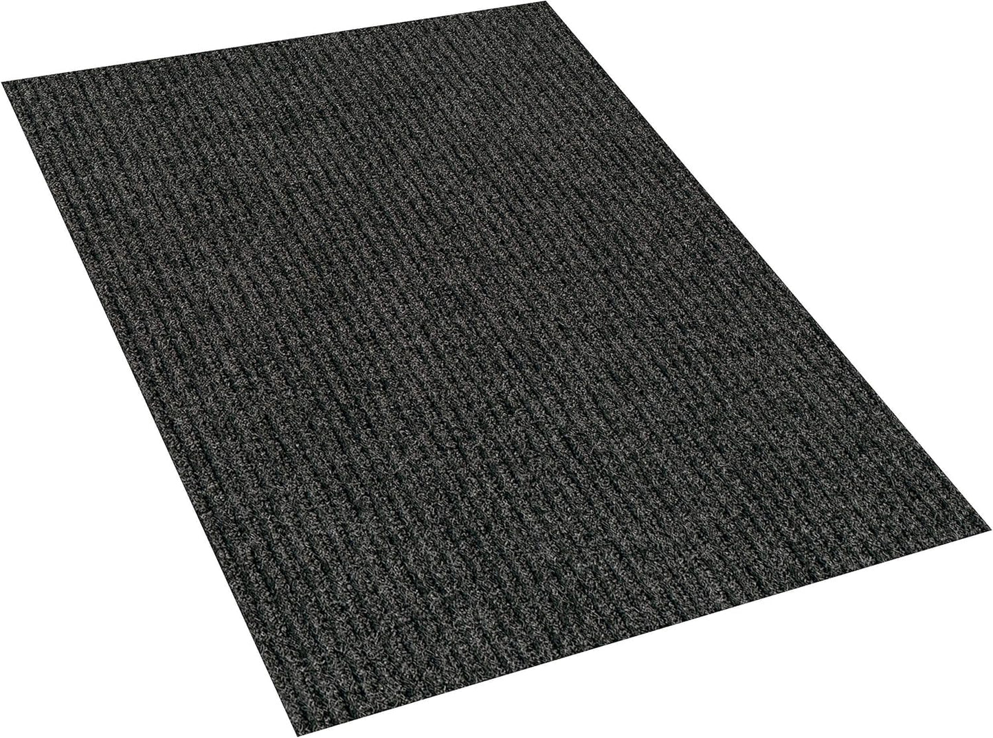 KOECKRITZ Heavy Duty Durable All Weather Indoor/Outdoor Non Slip Entrance Mat Rugs and Runners for Office Business Building Home Garage Front Door (6' x 25', Charcoal)