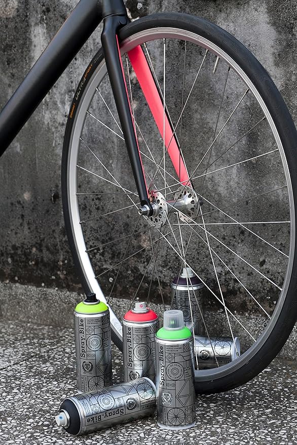 Spray.Bike Spray Paint | Designed Mainly for Bicycles | Multi-Use Acrylic Spray Paint for Metal, Plastic | High Coverage Bike Paint, 400ml, Gray's Inn