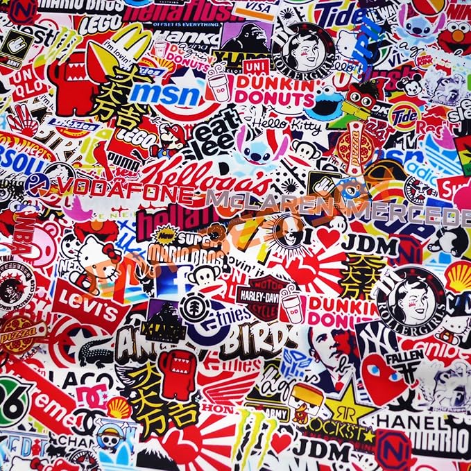Free Tool Kit EZAUTOWRAP ES Bomber Hellaflush Anime Cartoon Car Vinyl Wrap Sticker Decal Air Release - 48"X60" (4FT X 5FT)