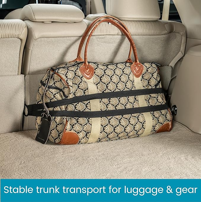 High Road HoldTight Car Seat Strap Holder for Purse, Grocery Bag, Tote and Packages for Cars, SUVs, Vans and Trucks - 2-Pack